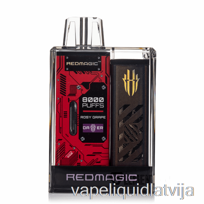 Redmagic Dagger 8000 Vienreizējās Lietošanas Rosy Grape Vape šķidrums